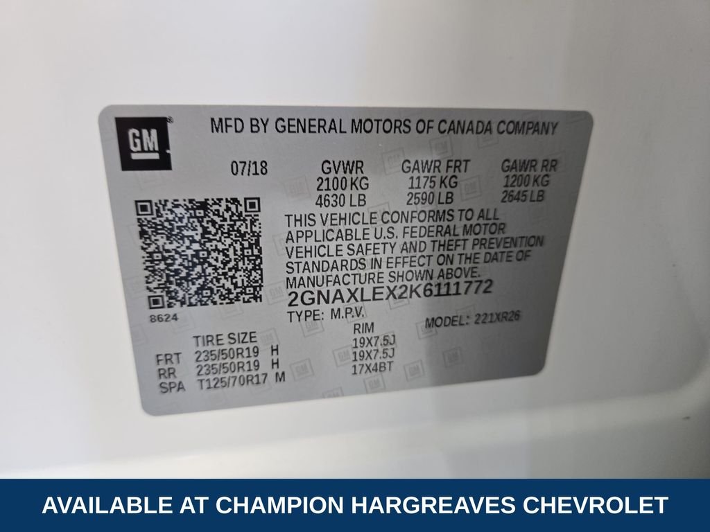 Used 2019 Summit White Chevrolet LT image 42