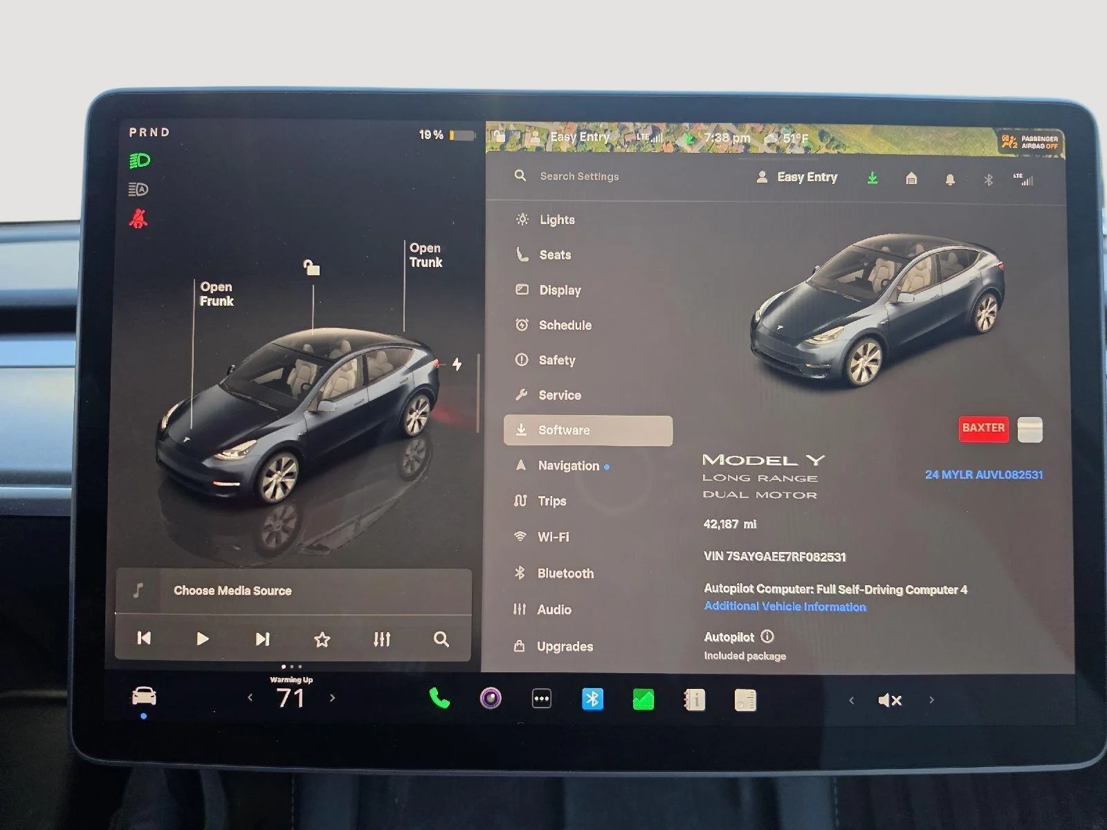 Used 2024 Tesla Model Y Long Range with VIN 7SAYGAEE7RF082531 for sale in La Vista, NE