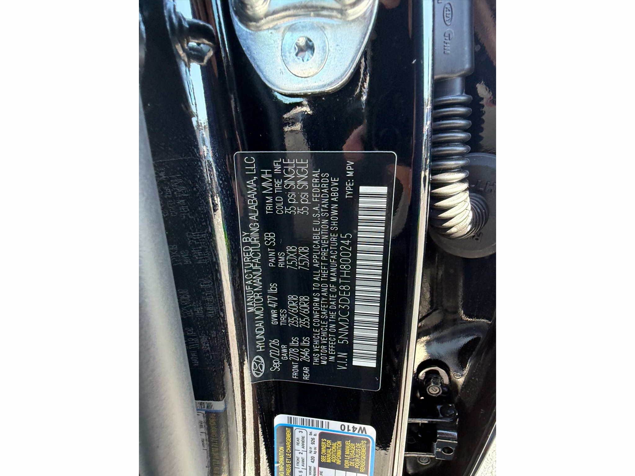 New 2026 Phantom Black Hyundai SEL Premium FWD image 60