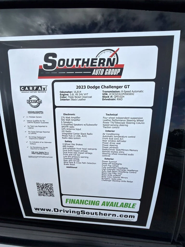 Used 2023 Silver Dodge GT image 10