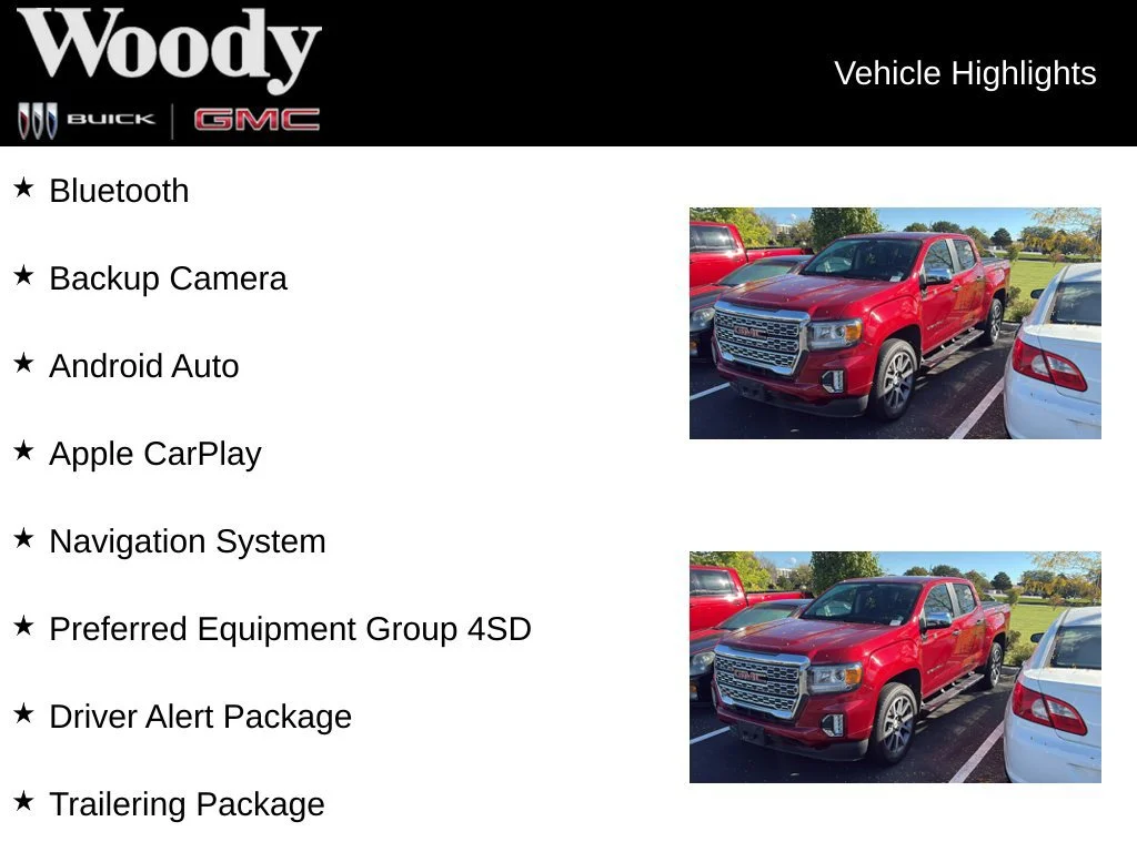 Used 2021 CAYENNE RED TINTCOAT GMC 4WD Denali image 3