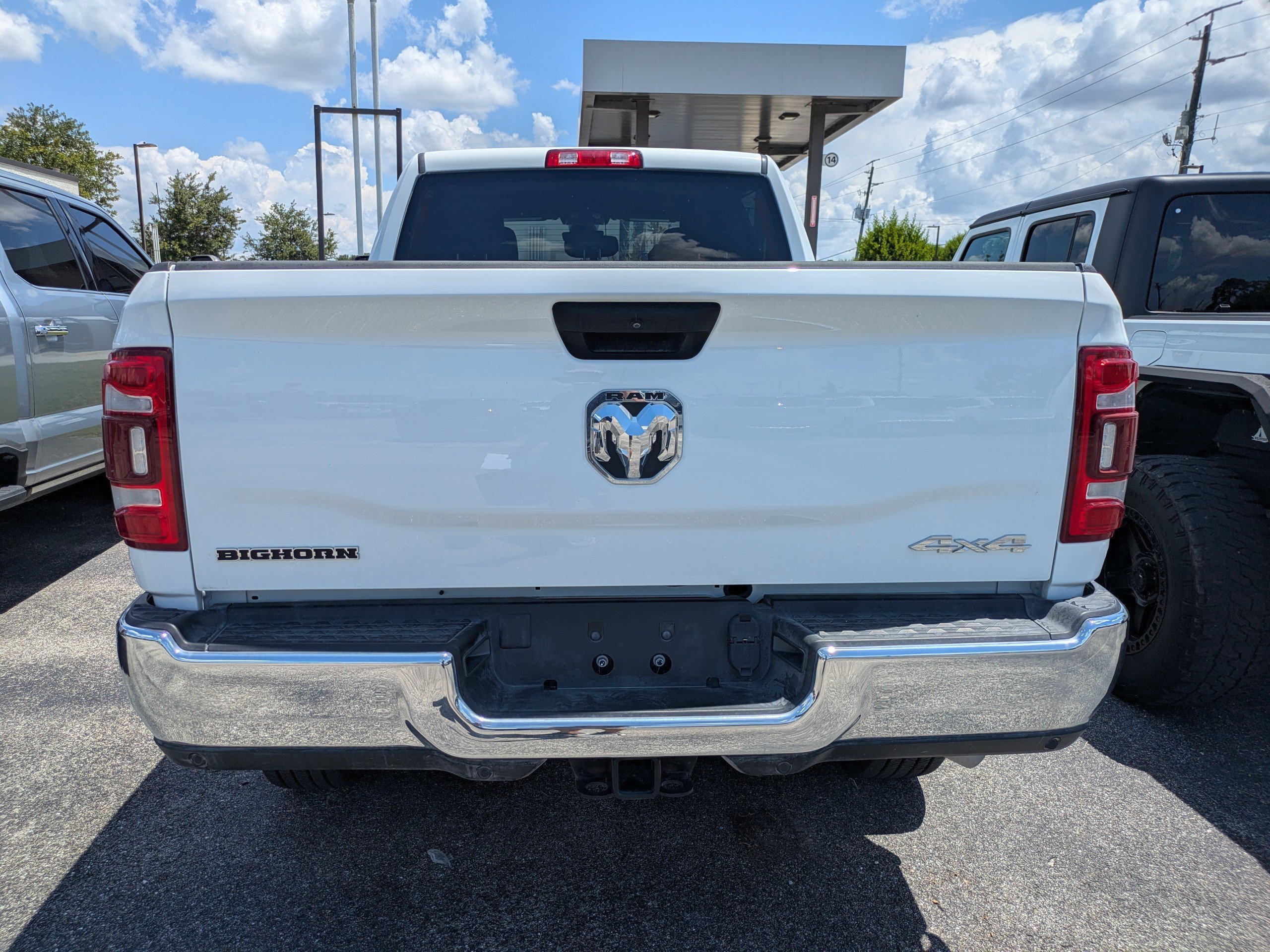 Used 2024 Bright White Clearcoat Ram Big Horn image 4