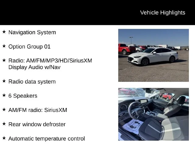 Used 2023 White Hyundai SEL image 8