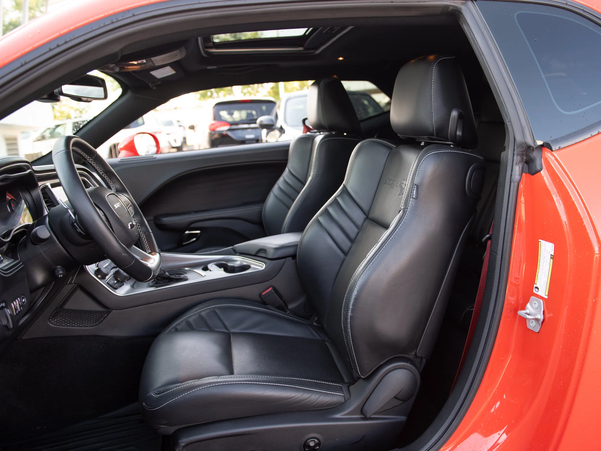 Certified Used 2021 go mango Dodge SRT Hellcat Redeye Widebody* | 797 HP | Supercharged V8 | Laguna Leather image 3