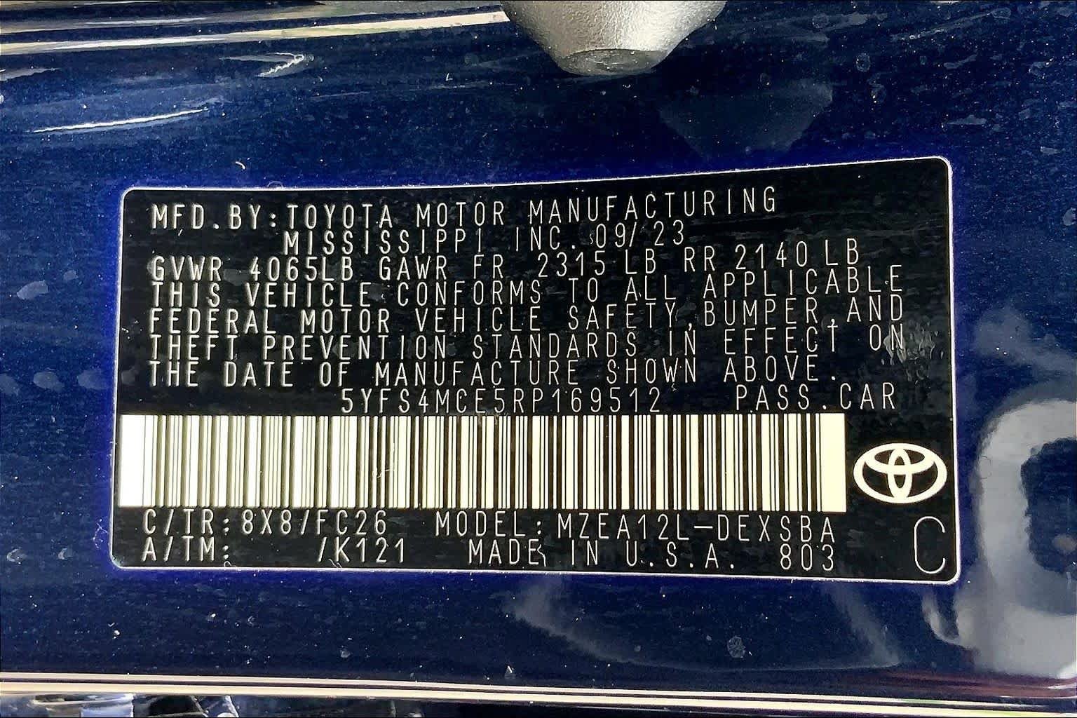 Used 2024 Blueprint Toyota SE image 36