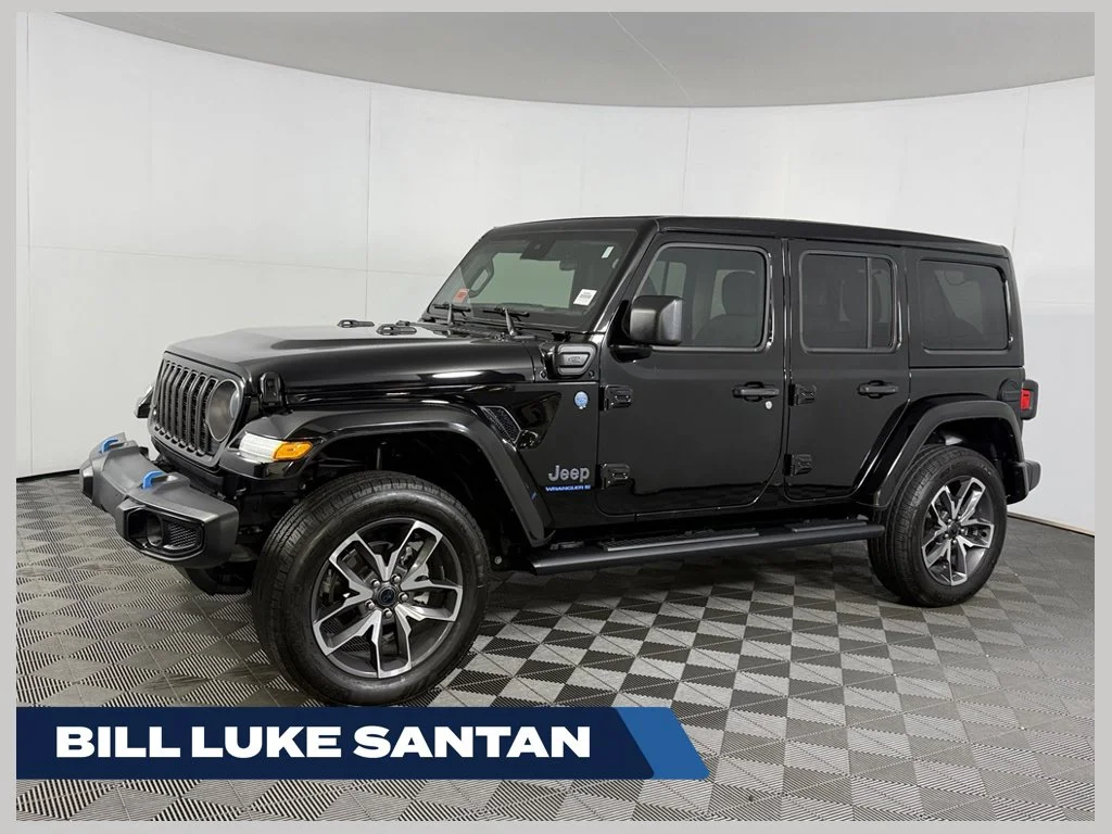 Used 2024 Black Jeep Sport S 4xe image 1