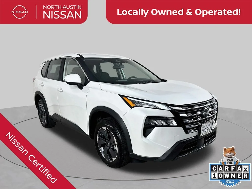 Certified Used 2025 White Nissan SV image 1