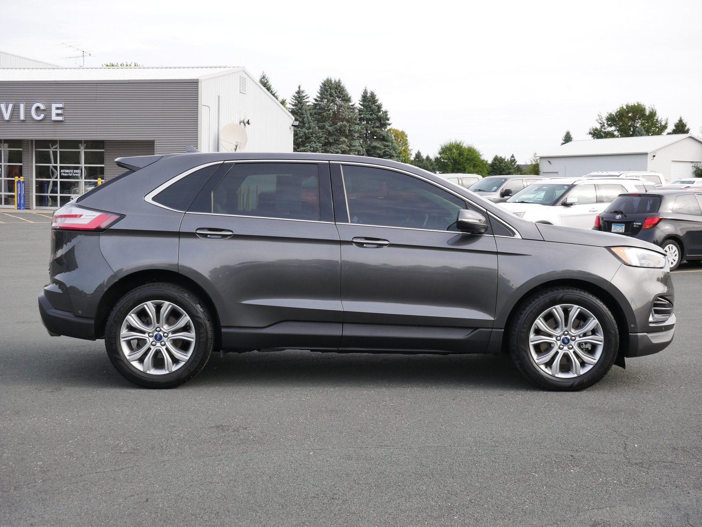 Certified Used 2019 Stone Gray Metallic Ford Titanium image 6
