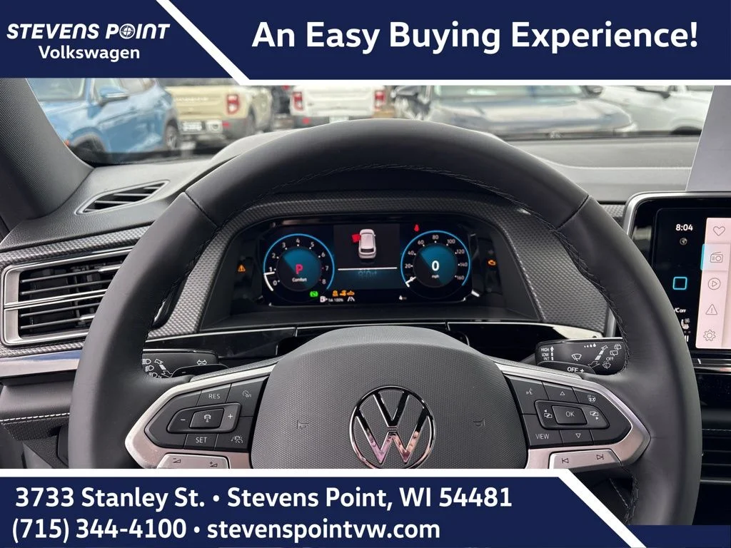 New 2026 Silver Mist Metallic Volkswagen 2.0T SEL R-Line Black image 12