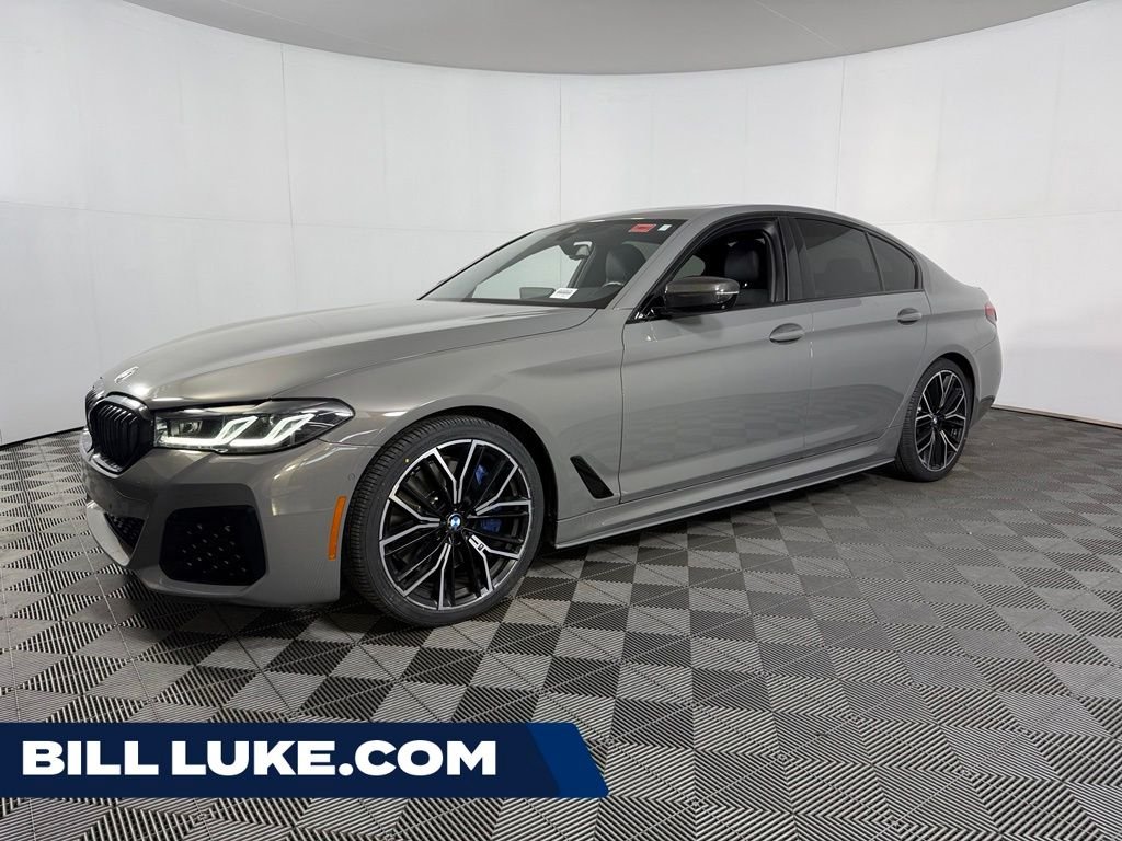 Used 2021 Gray BMW 540i image 1