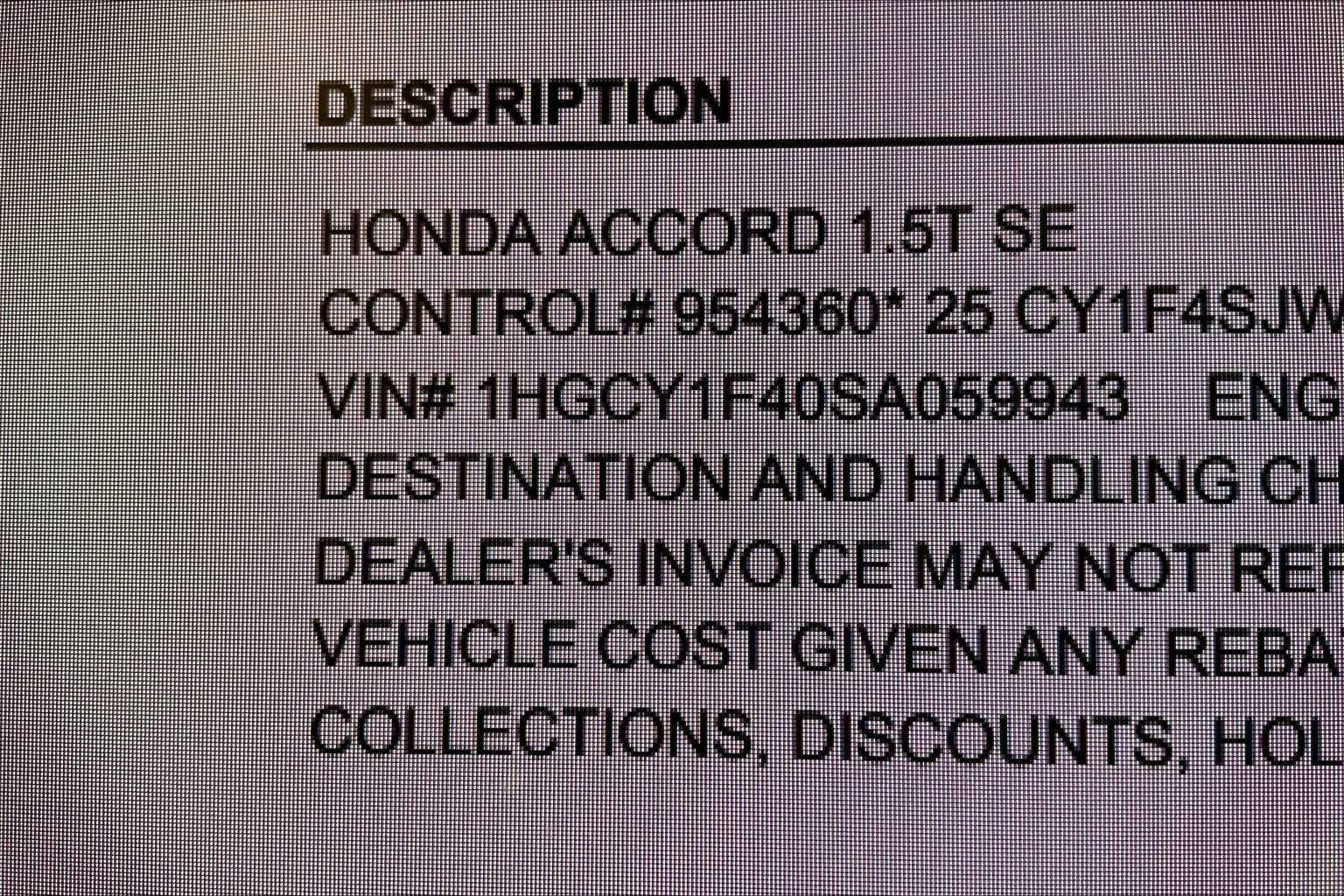 Used 2025 Solar Silver Metallic Honda SE image 18