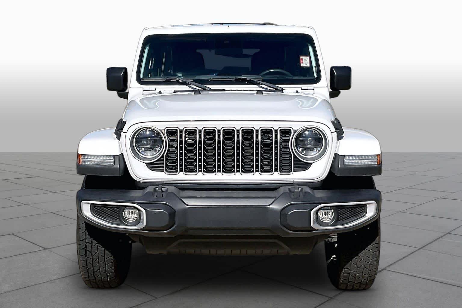 Certified Used 2024 Bright White Clearcoat Jeep Sahara image 4