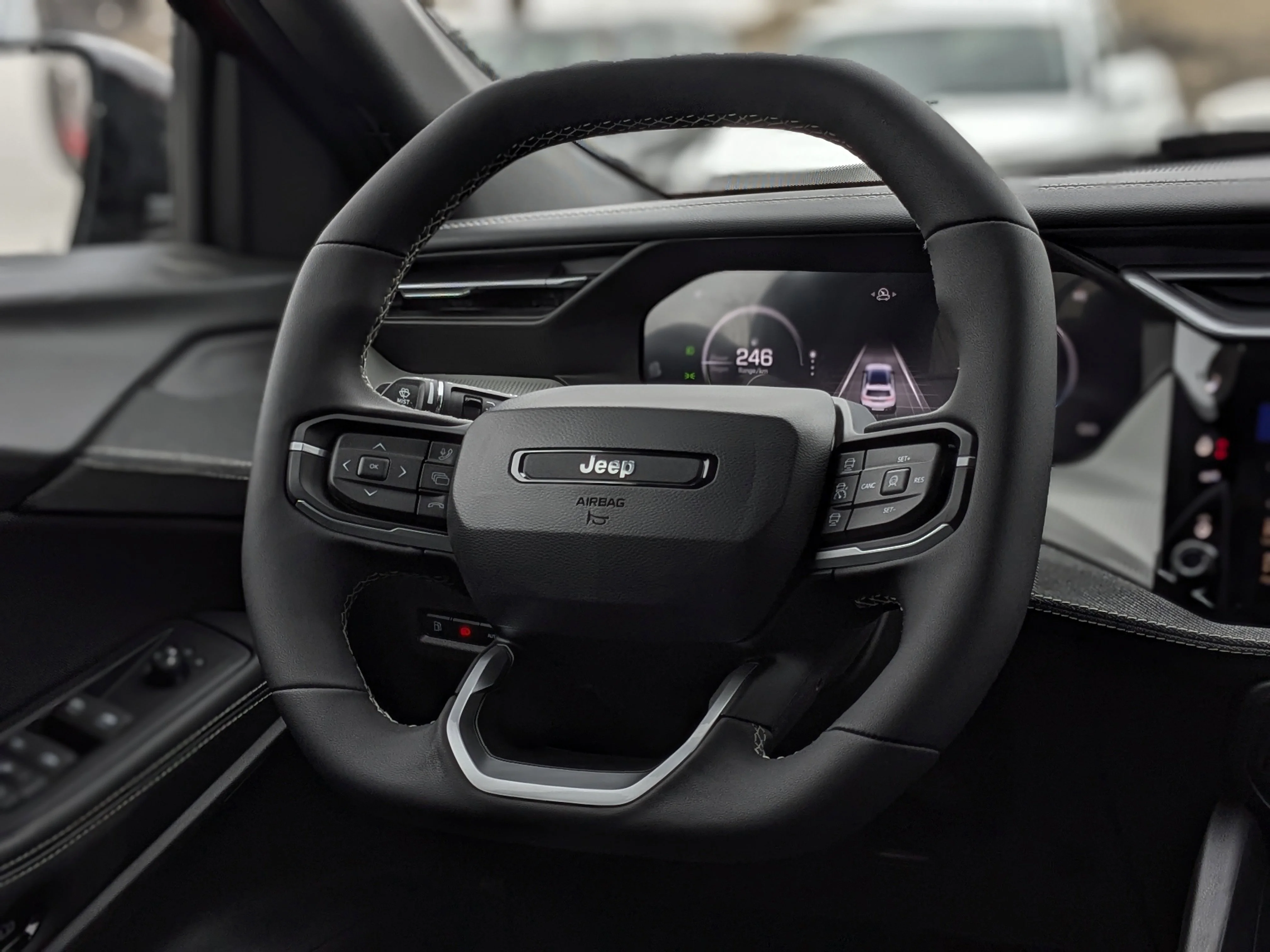 New 2026 Red Jeep Laredo - - 1.6L Turbo Hybrid - 12.3 Uconnect 5 Display - Selec-Terrain System - Active Driving Assi image 18