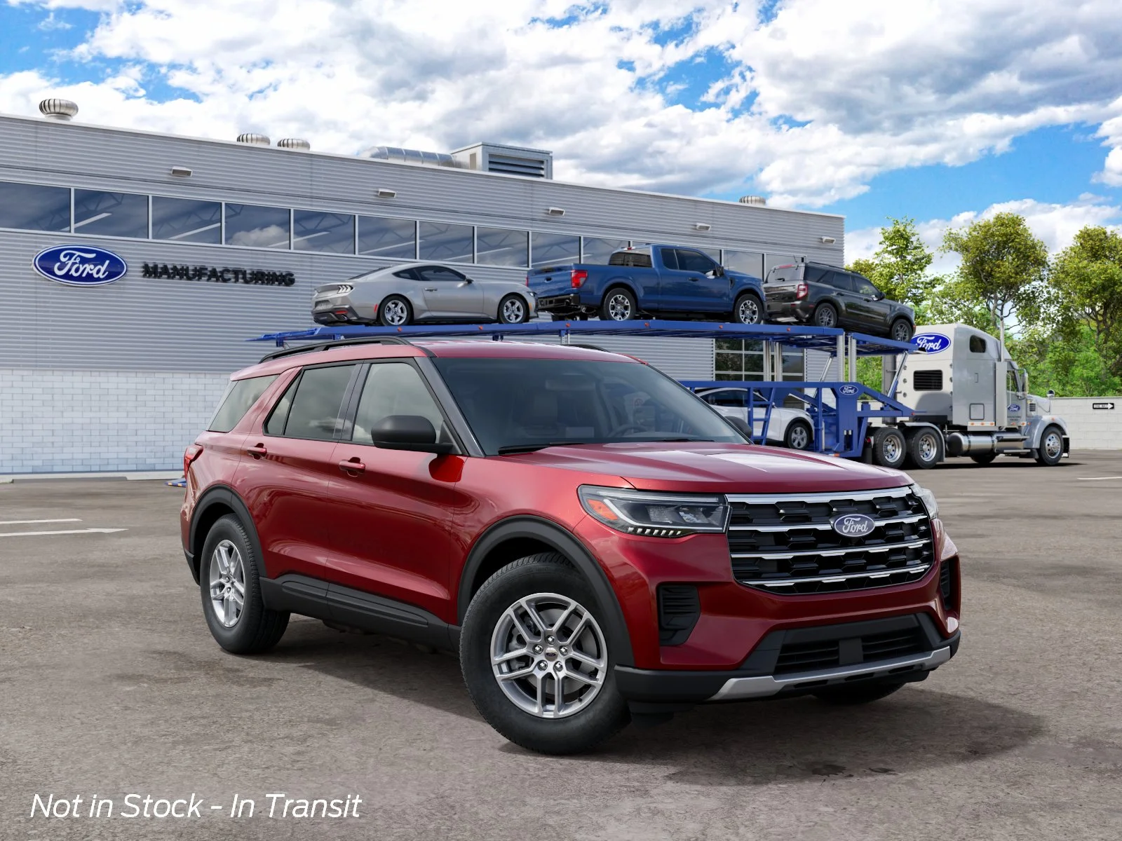 New 2027 Ruby Red Metallic Tinted Clearcoat Ford Active image 4