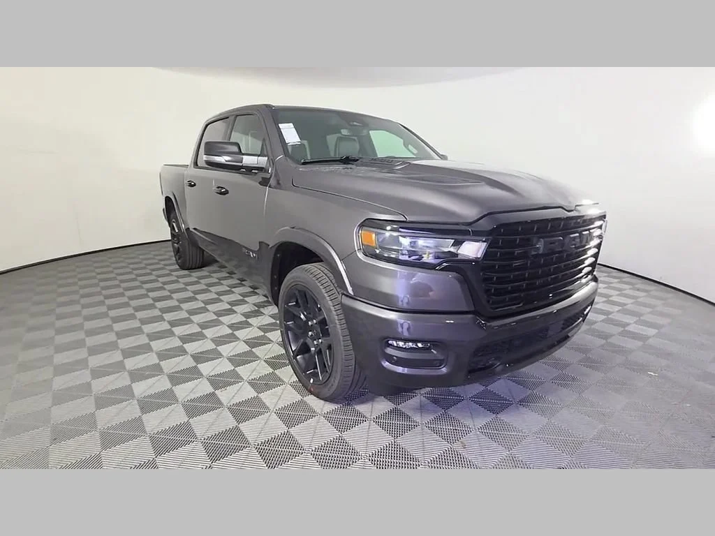 New 2026 Granite Crystal Metallic Clear-Coat Exterior Paint RAM Laramie image 39