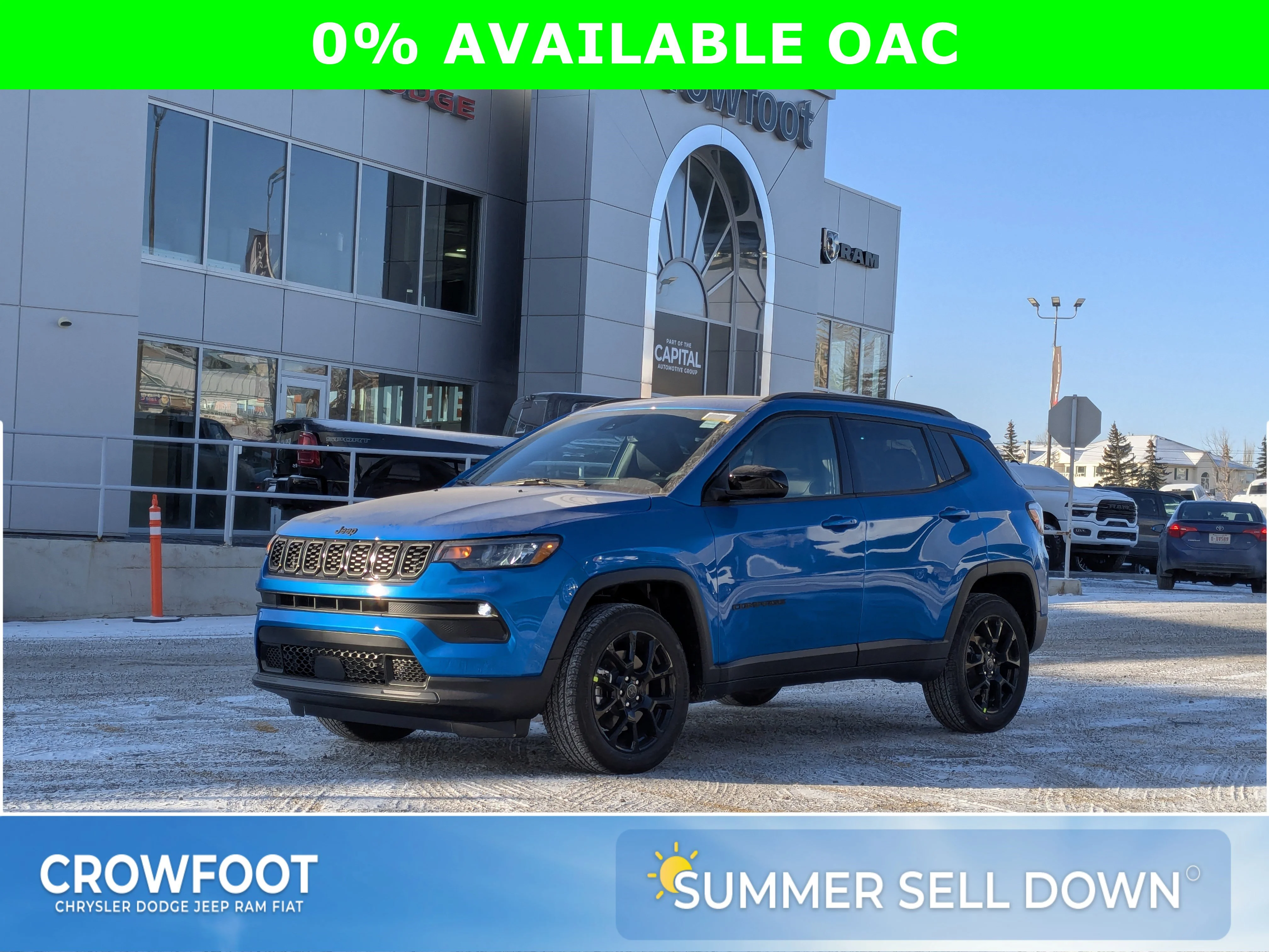New 2026 Blue Jeep North - Altitude Special Edition 18 inch Black Wheels image 1