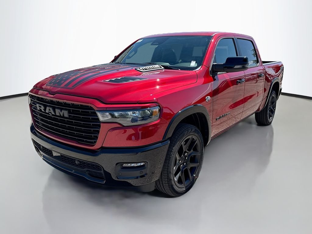New 2026 Molten Red Pearl-Coat Exterior Paint RAM Laramie image 8