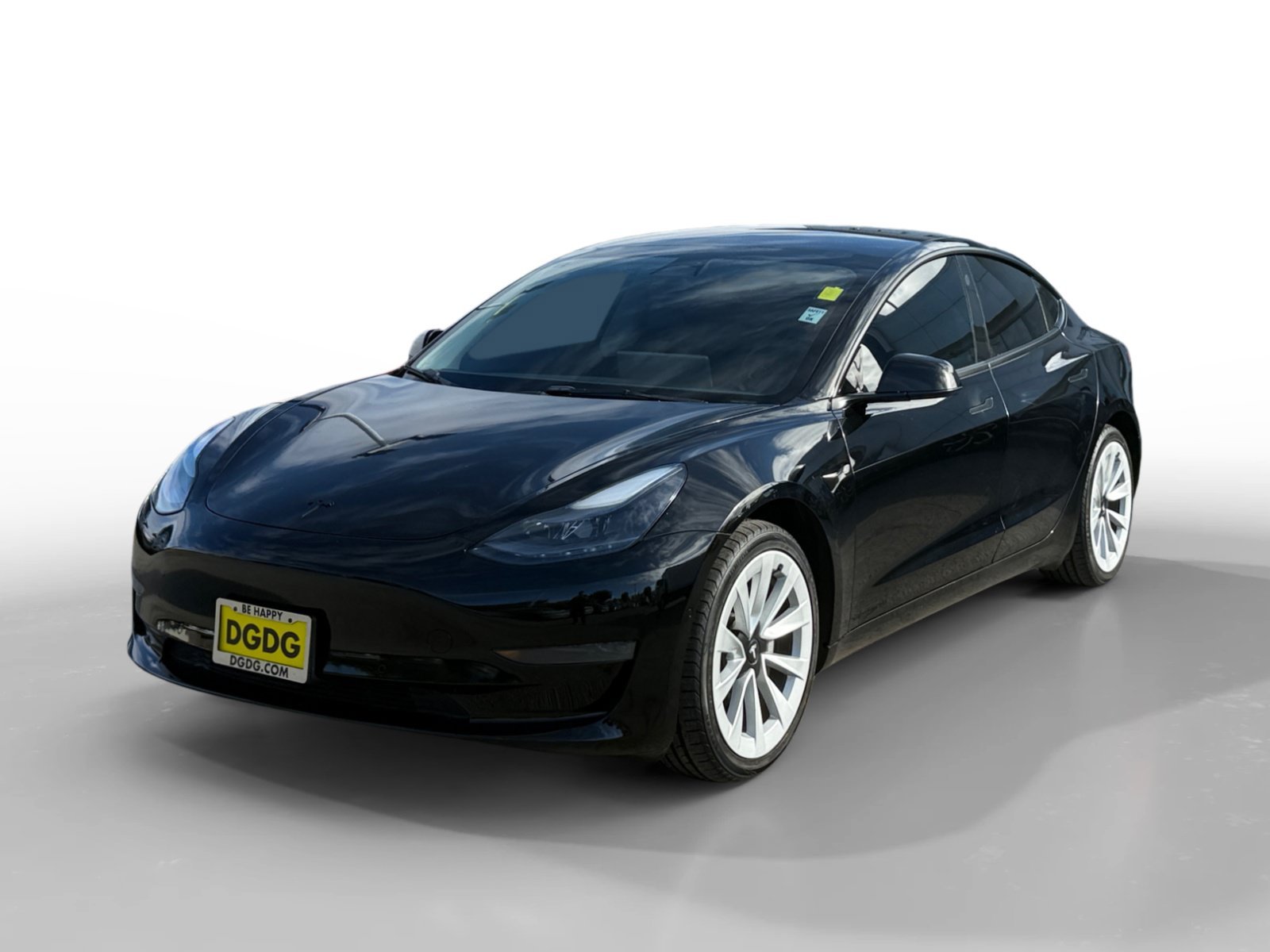 Used 2022 Solid Black Tesla Base image 1