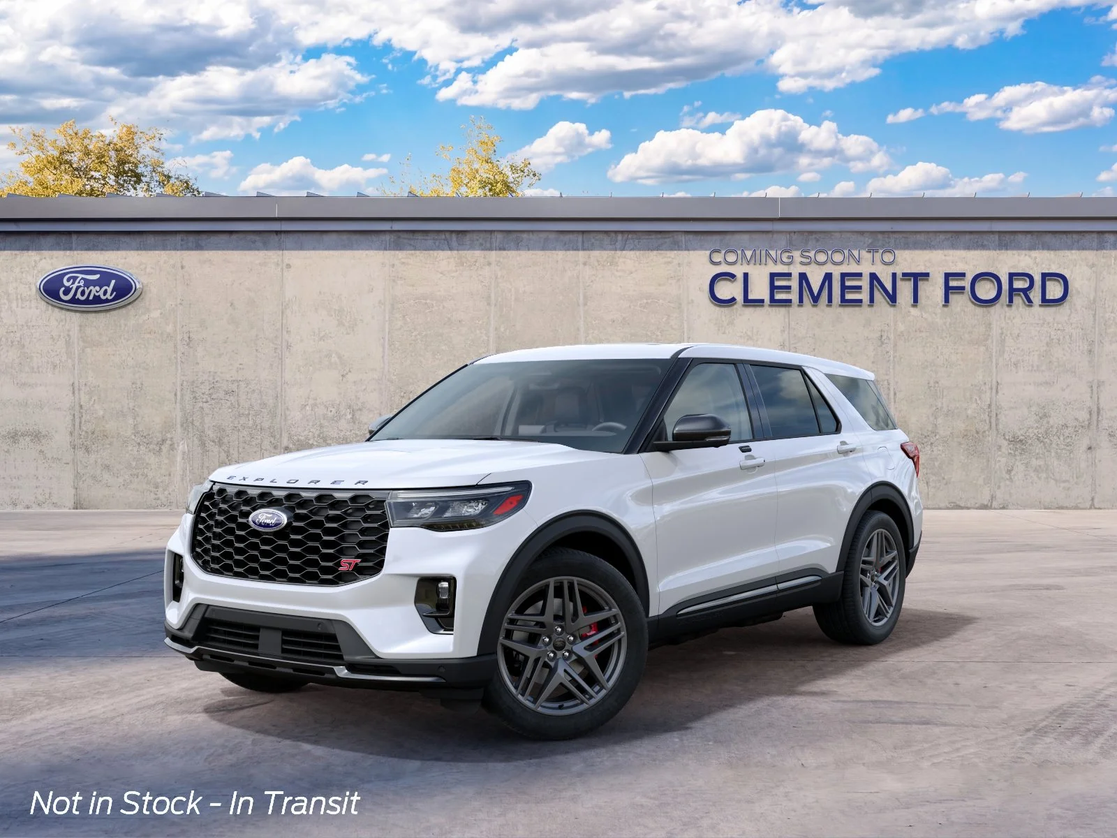 New 2027 White Ford 4DR 4WD ST image 2