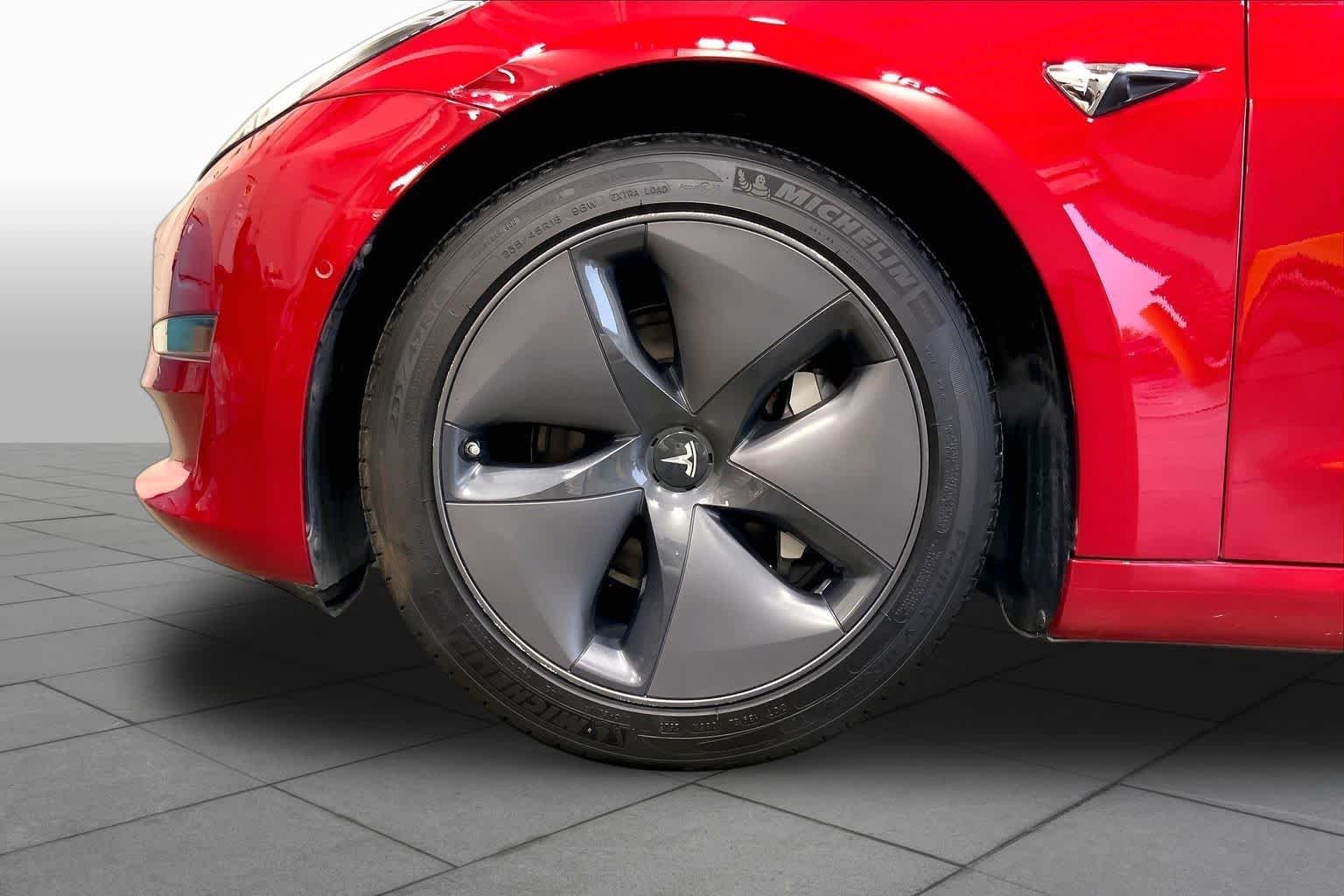 Used 2020 Red Multi-Coat Tesla Standard Range image 9