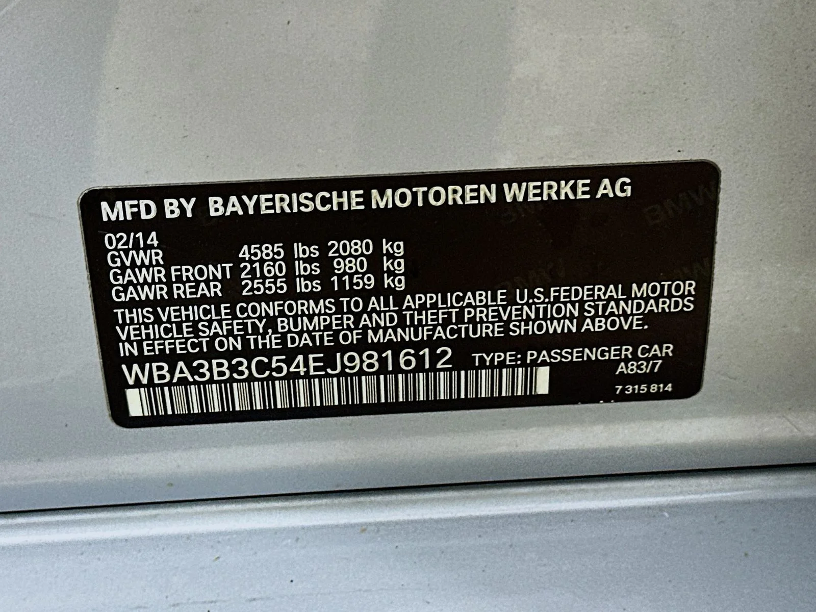 Used 2014 Silver BMW  image 46
