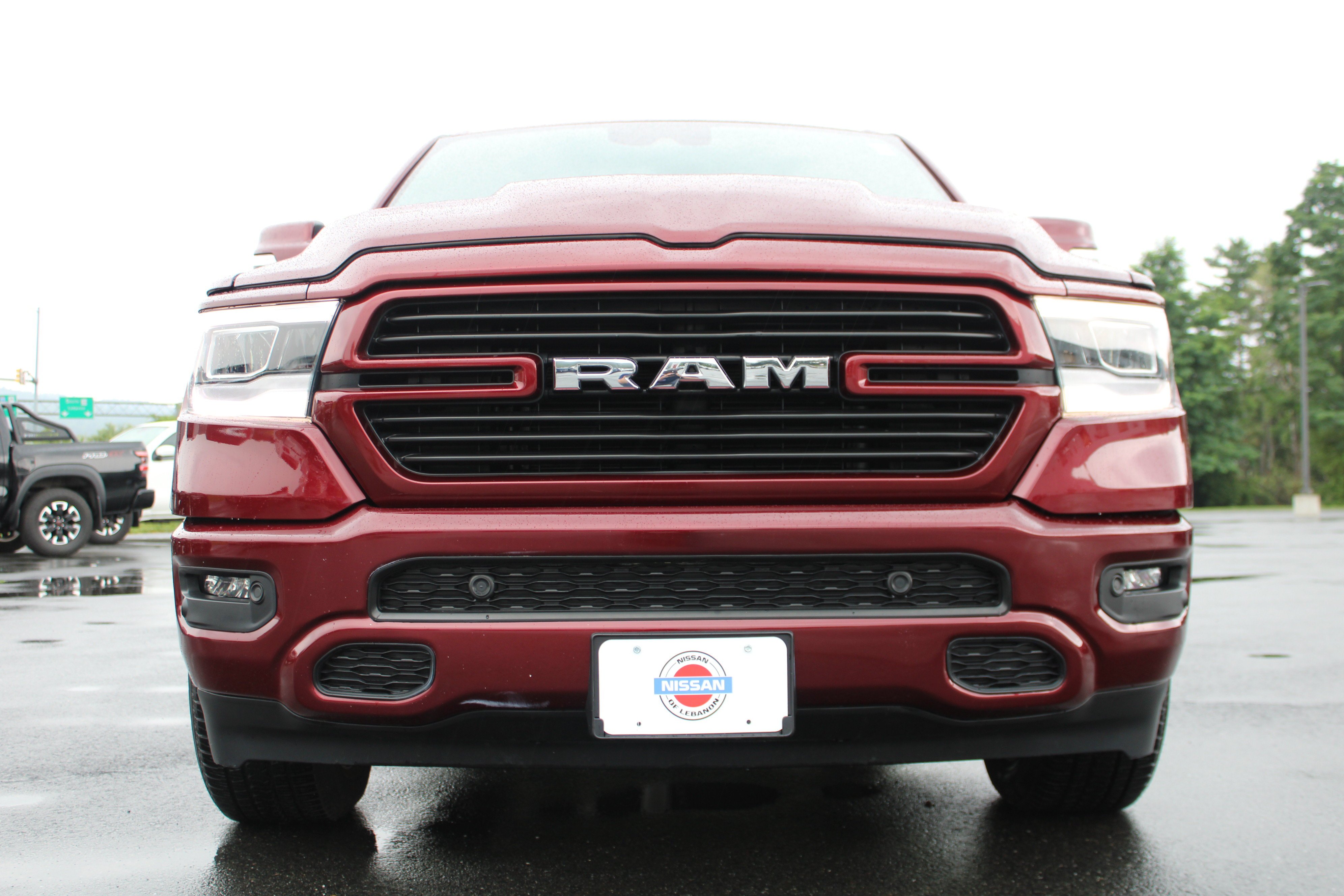 Used 2022 Delmonico Red Pearlcoat Ram Laramie image 3