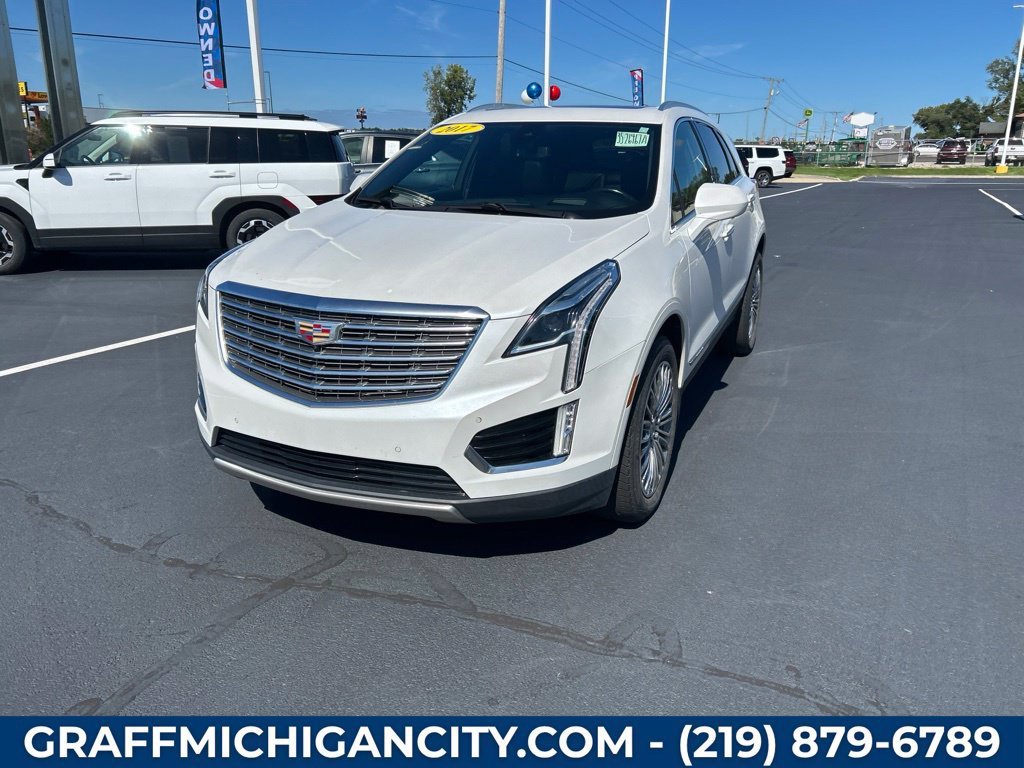 Used 2017 CRYSTAL WHITE TRICOAT Cadillac Platinum AWD image 2