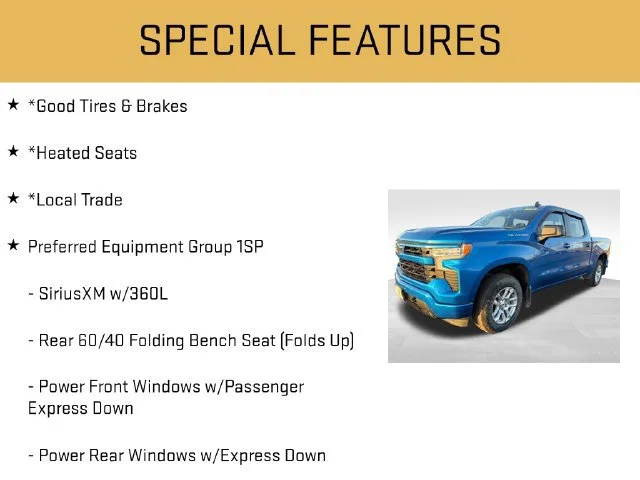 Used 2023 GLACIER BLUE METALLIC Chevrolet RST image 6