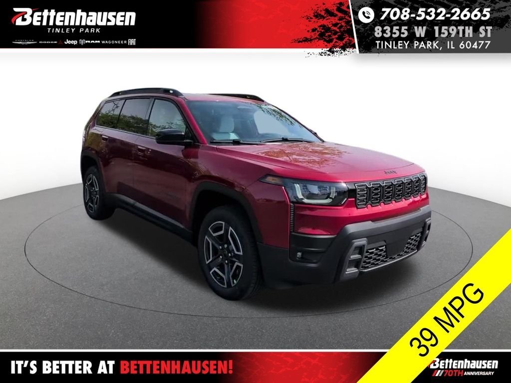 New 2026 Red Hot Pearl-Coat Exterior Paint Jeep Limited image 2