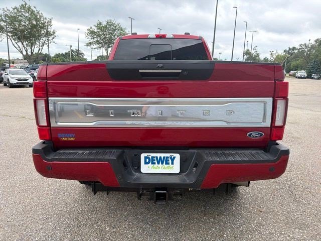 Used 2020 Red Metallic Ford Limited image 4