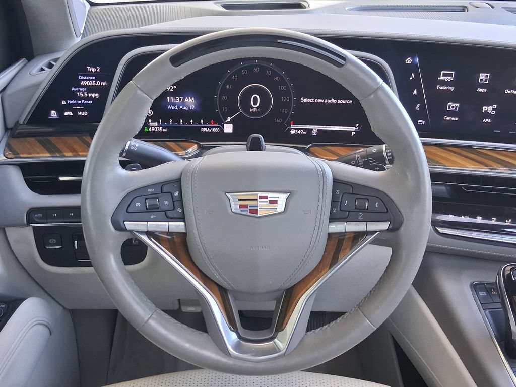Used 2024 Crystal White Tricoat Cadillac Premium Luxury Platinum image 11
