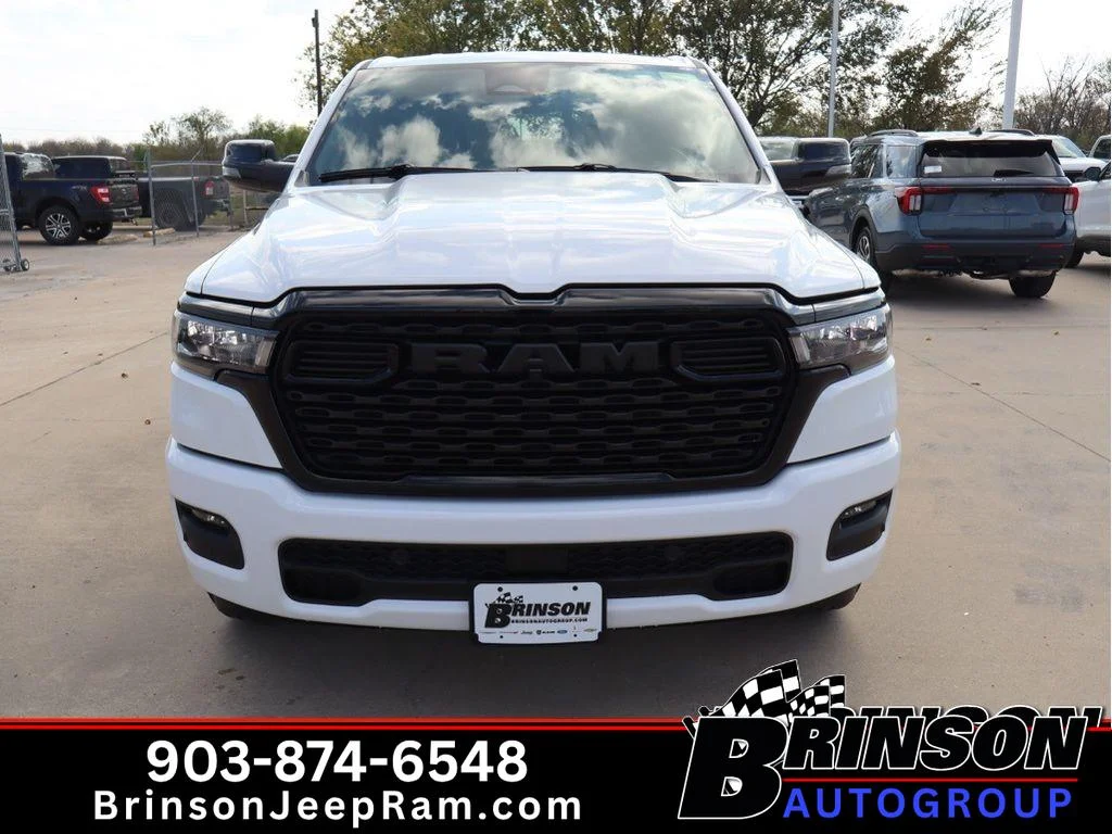 New 2026 Bright White Clearcoat RAM Lone Star image 2
