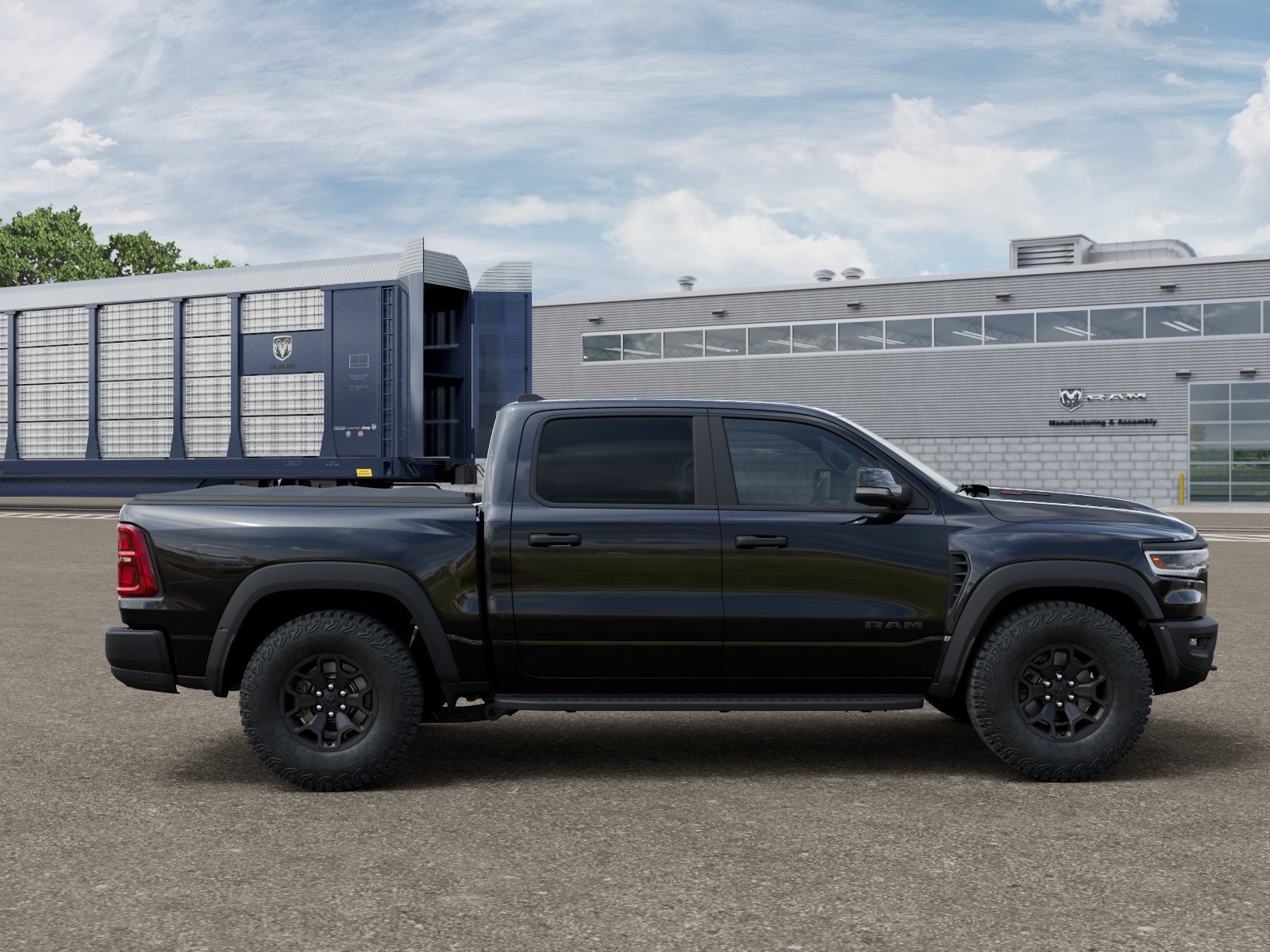 New 2026 Diamond Black Crystal Pearl-Coat Exterior Paint RAM RHO image 30