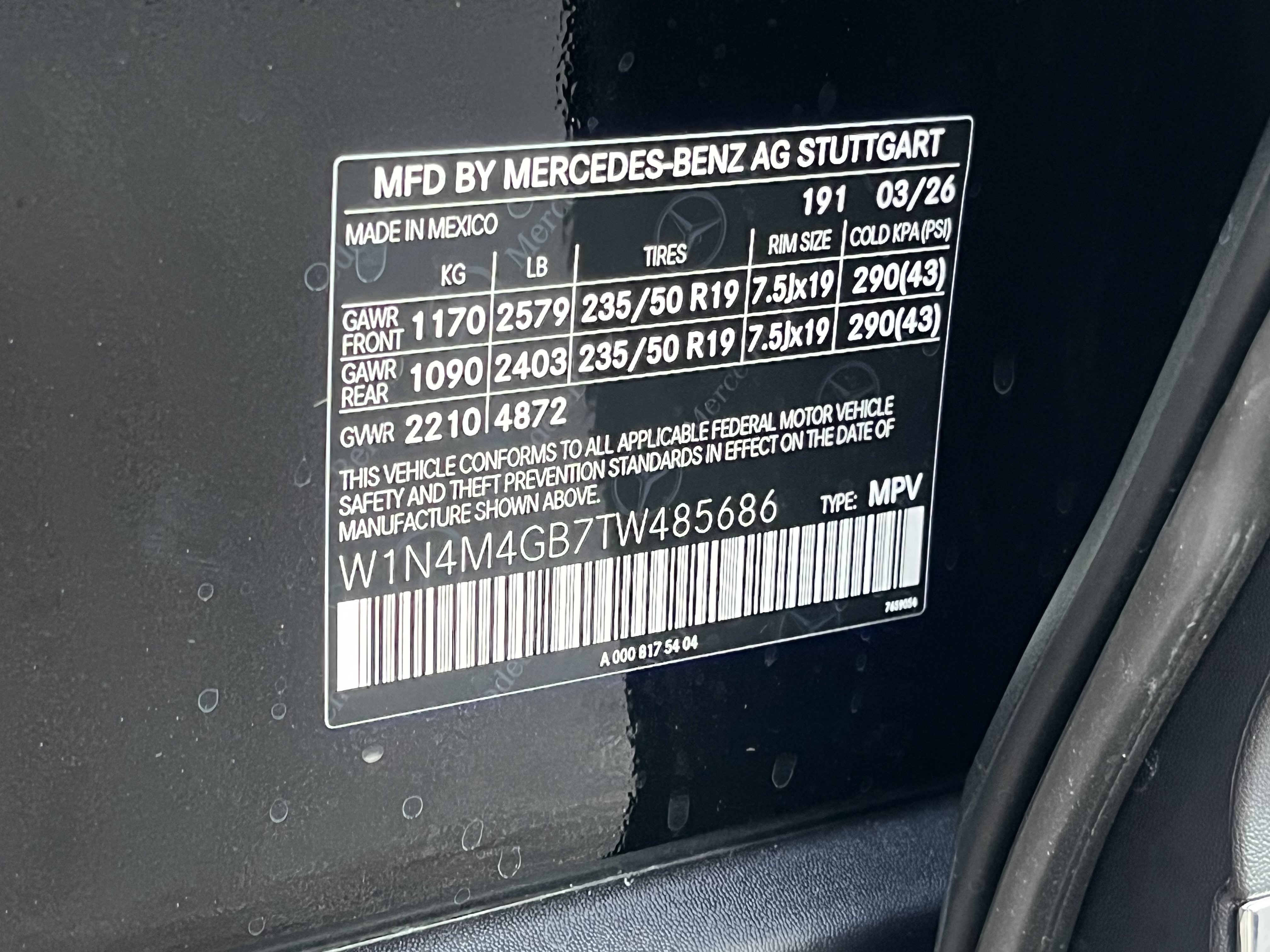 New 2026 Cosmos Black Metallic Mercedes-Benz GLB 250 image 54