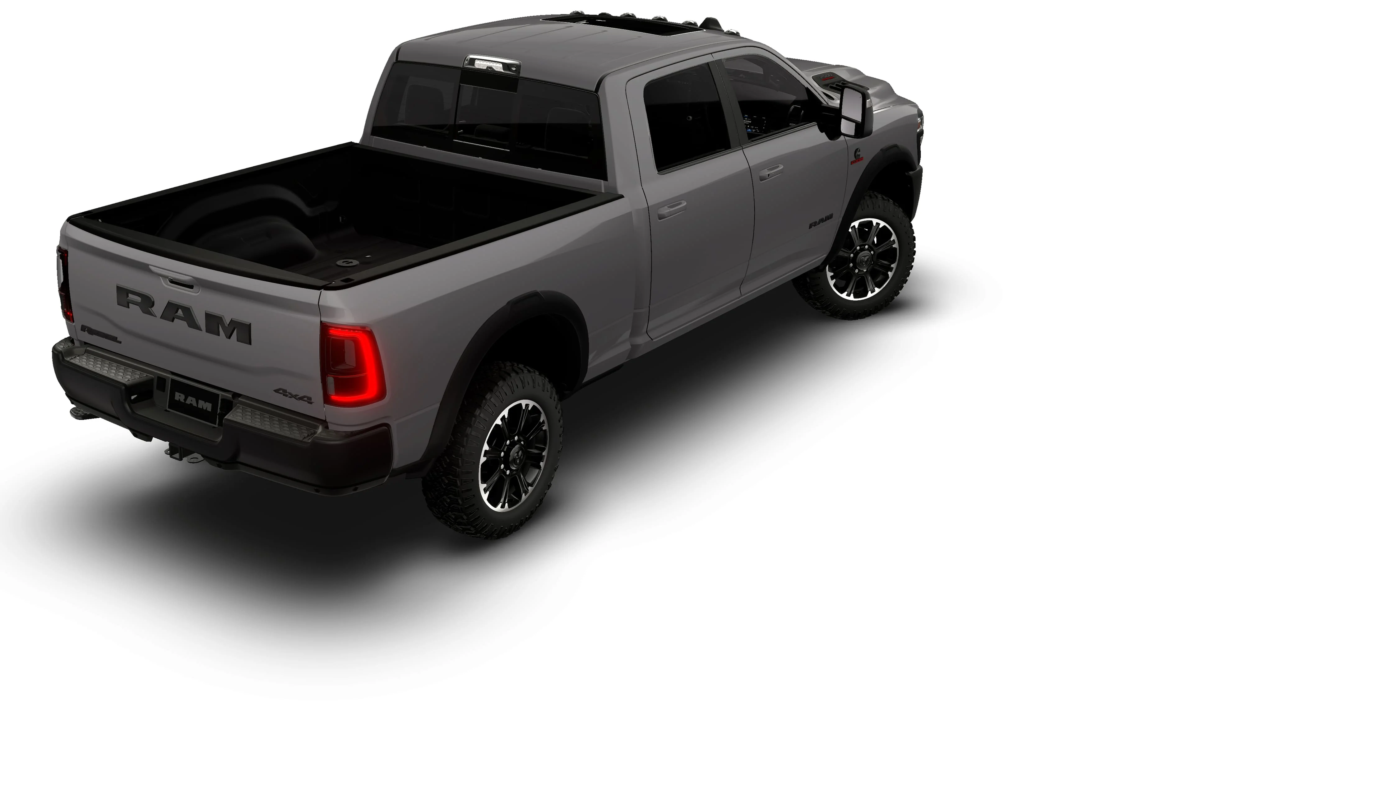 New 2026 Ceramic Gray Clear-Coat Exterior Paint RAM REBEL image 2