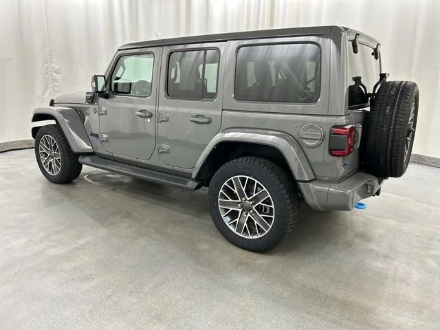 Used 2022 Gray Jeep Unlimited Sahara 4xe image 3