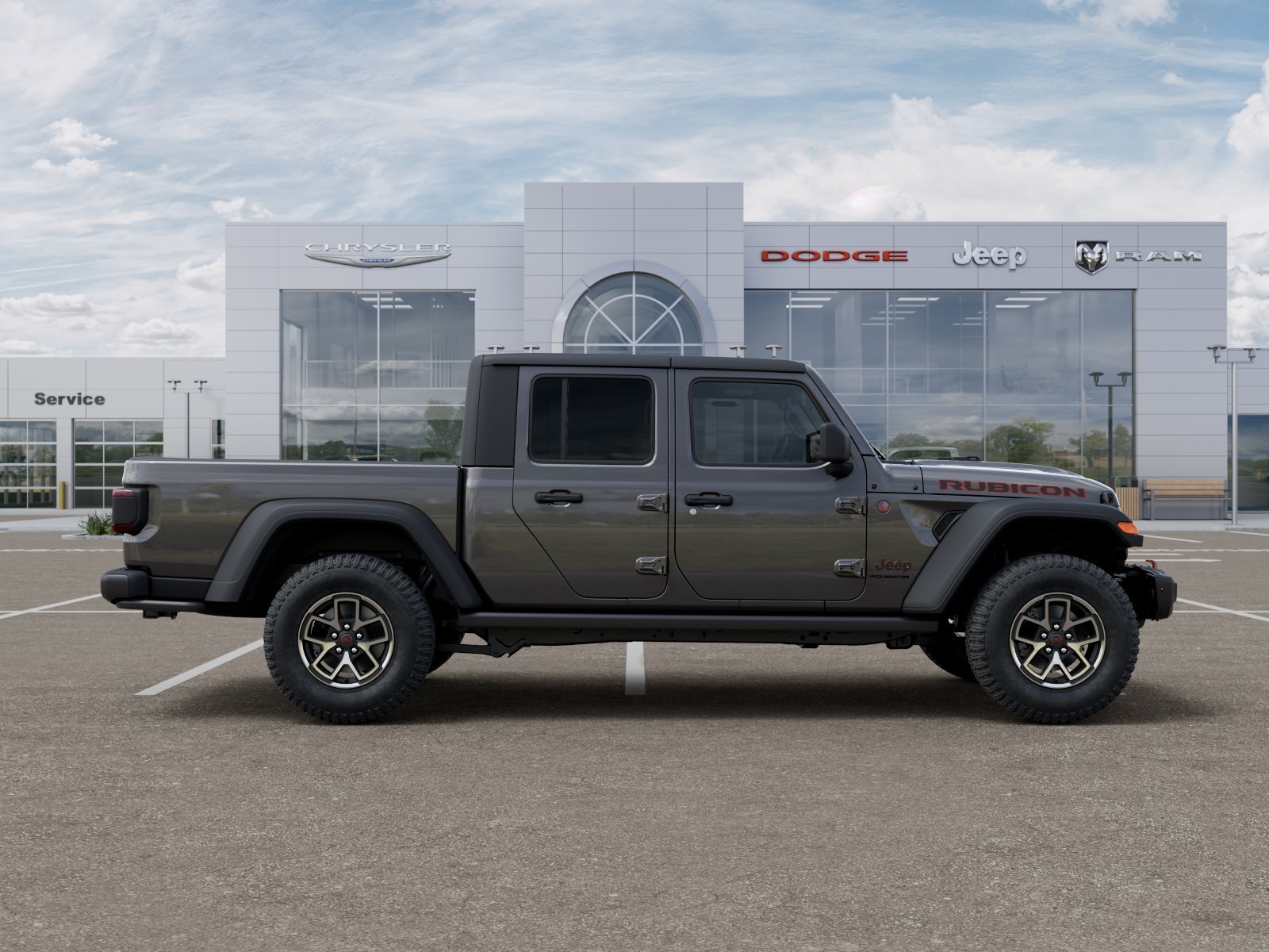 New 2026 Granite Crystal Metallic Clear-Coat Exterior Paint Jeep Rubicon image 48
