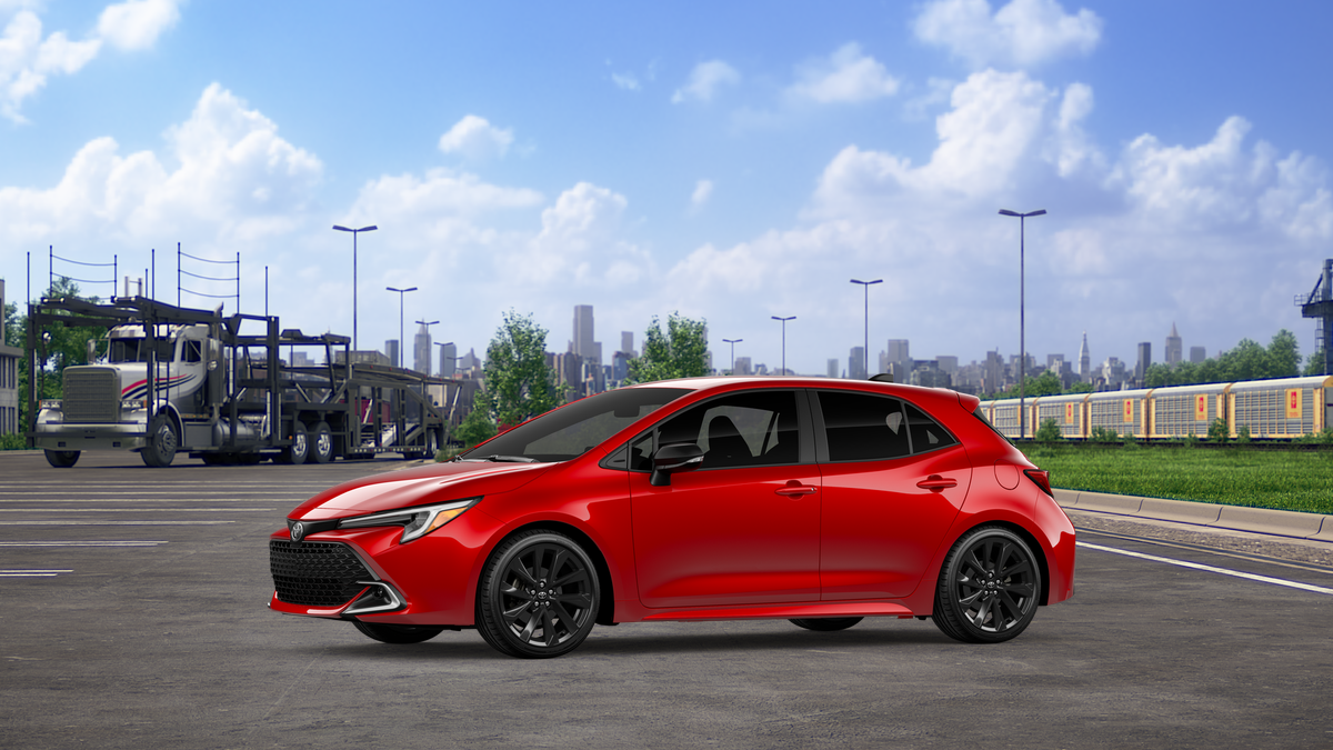 New 2027 Finish Line Red Toyota XSE image 3
