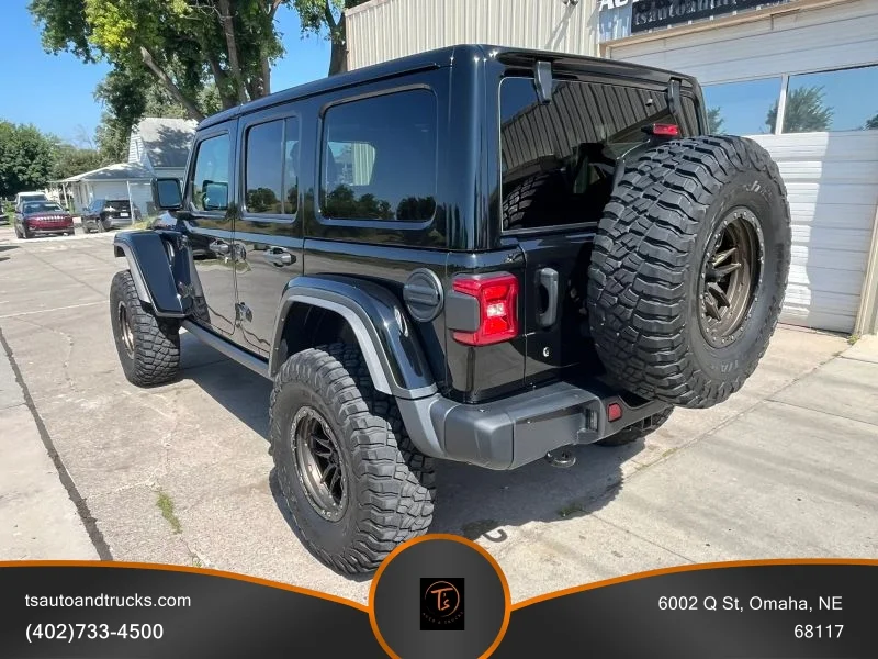 Used 2018 Black Jeep All New Rubicon Sport Utility 4D image 5