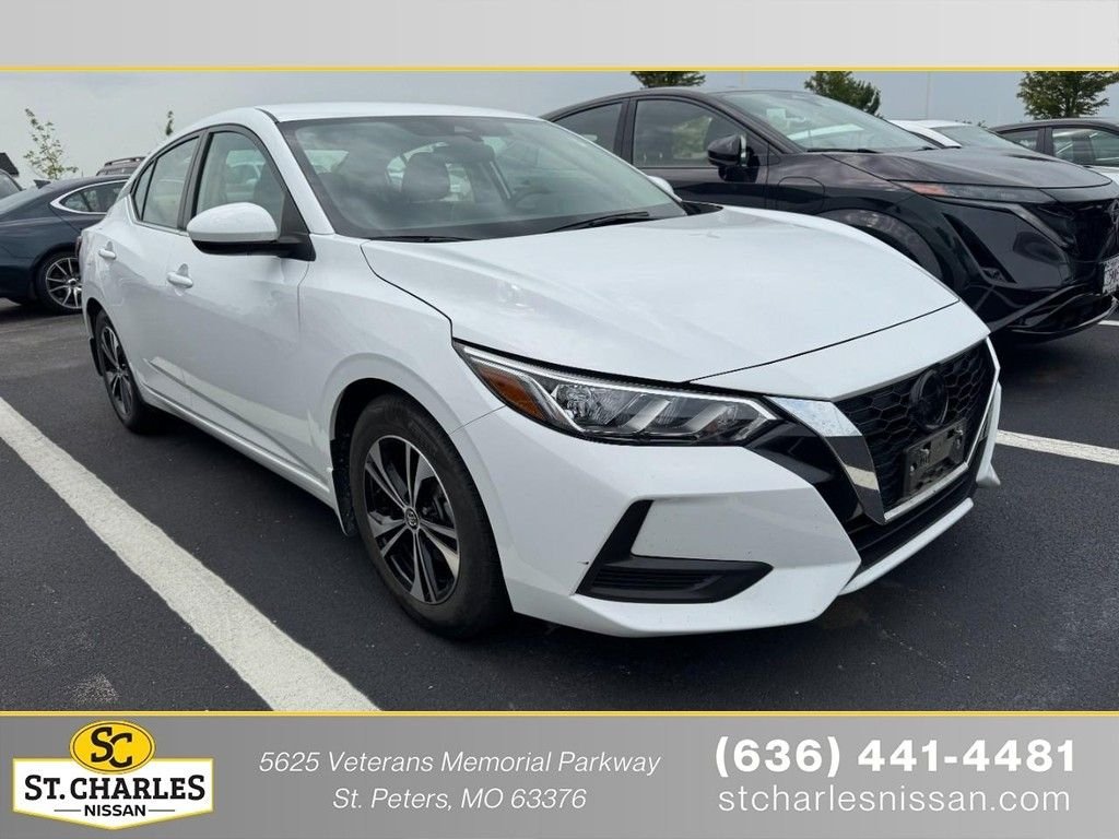 Used 2023 White Nissan SV image 1