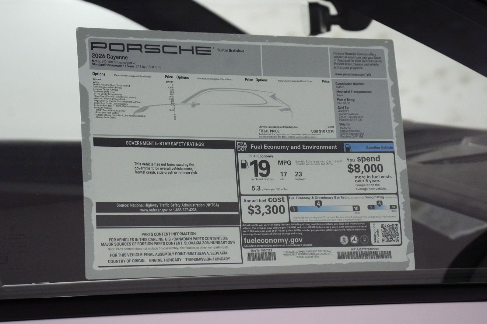 New 2026 White Porsche  image 25