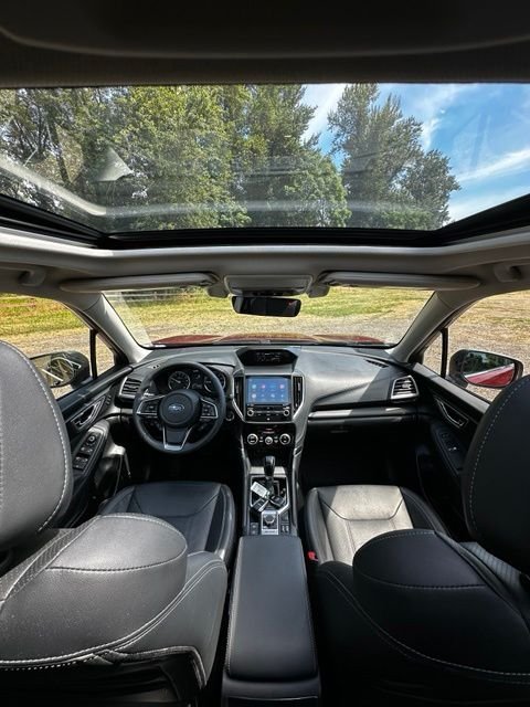 Used 2021 Crimson Red Pearl Subaru Touring image 24
