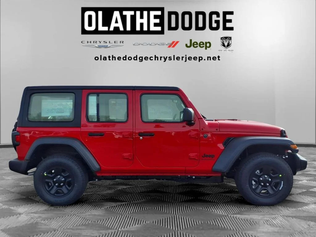 New 2026 Firecracker Red Clear-Coat Exterior Paint Jeep Sport image 29