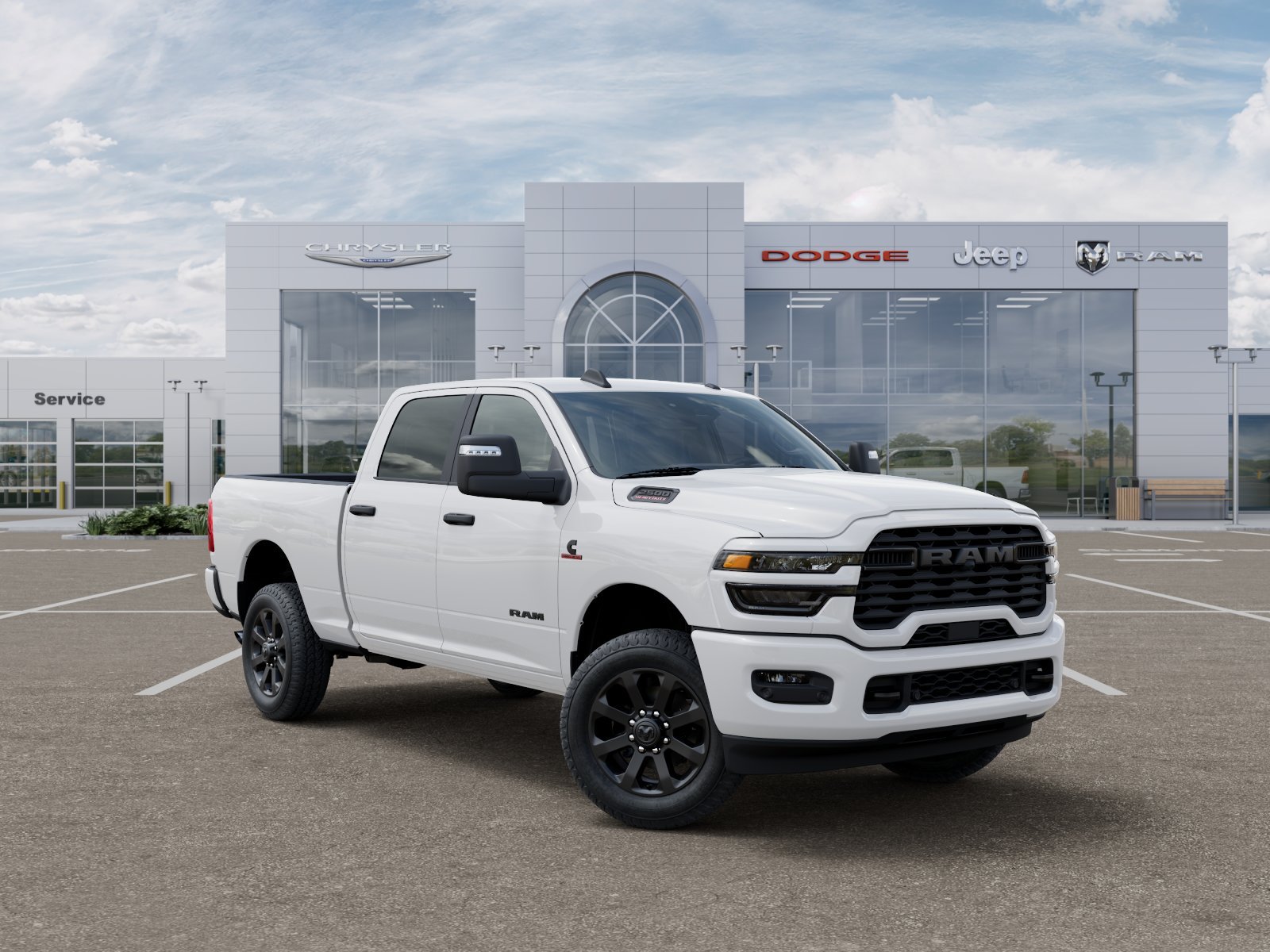 New 2026 Bright White Clearcoat RAM Big Horn image 28