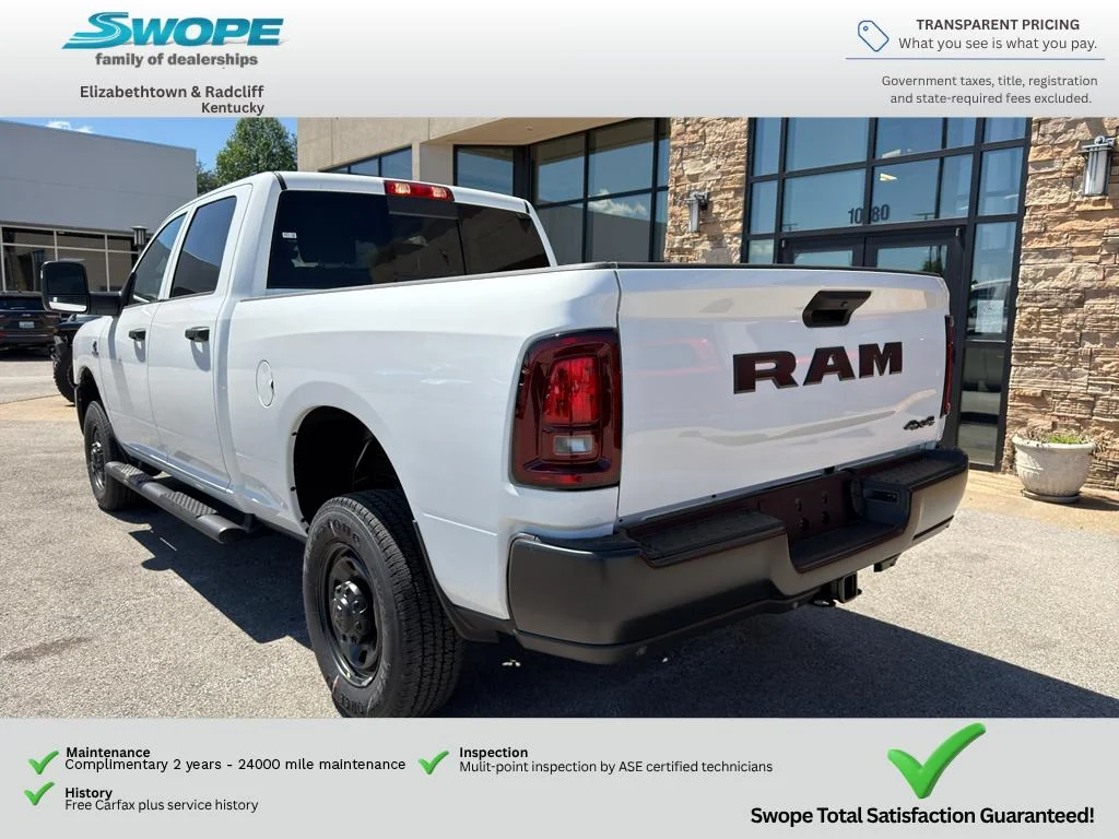 New 2026 Bright White Clear-Coat Exterior Paint RAM Tradesman image 3