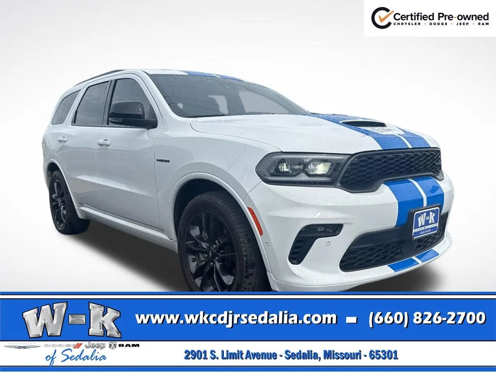 Certified Used 2023 White Dodge R/T Plus image 1