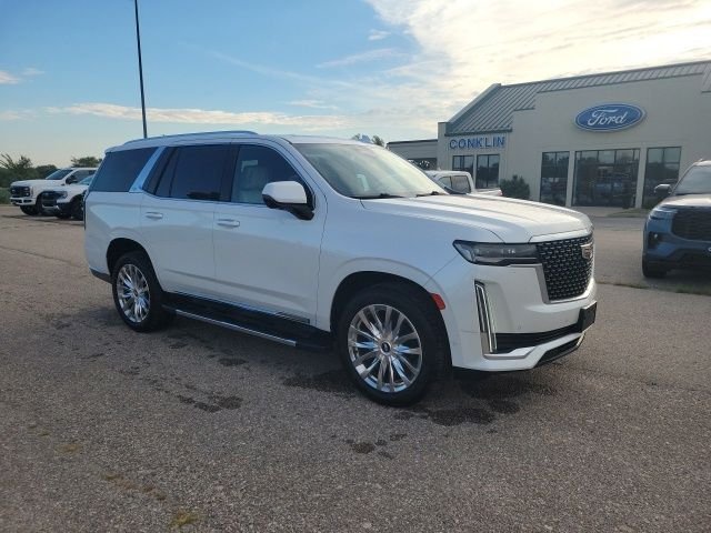 Used 2023 Crystal White Cadillac Premium Luxury image 24