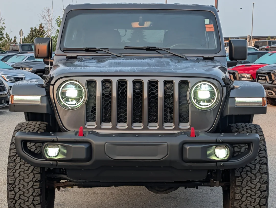 Certified Used 2021 Grey Jeep Unlimited Rubicon - - 4x4 - Leather - Cold Weather Grp - Trailer Tow - LED Grp & More! image 3