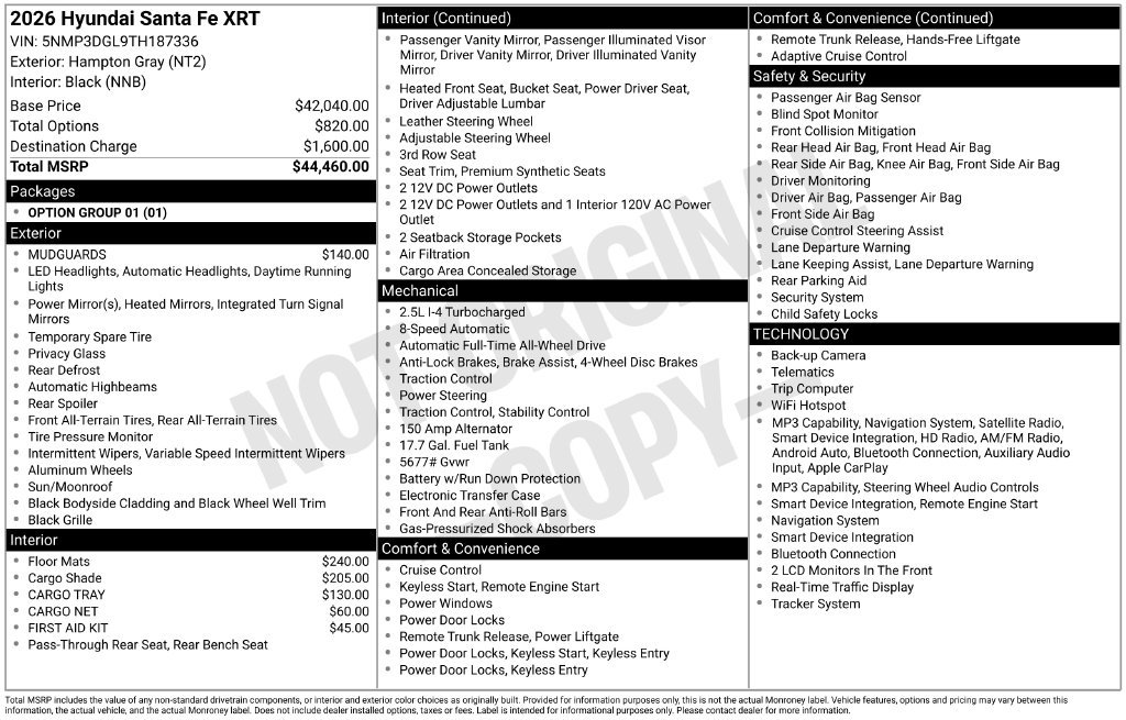 Used 2026 Gray Hyundai XRT image 4