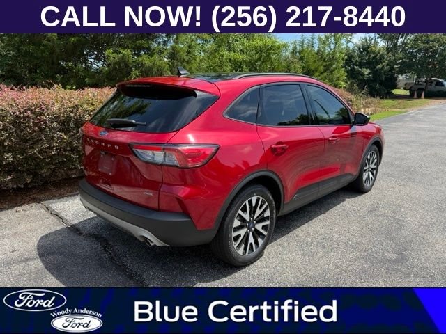 Certified Used 2020 Rapid Red Metallic Tinted Clearcoat Ford SE Sport image 7
